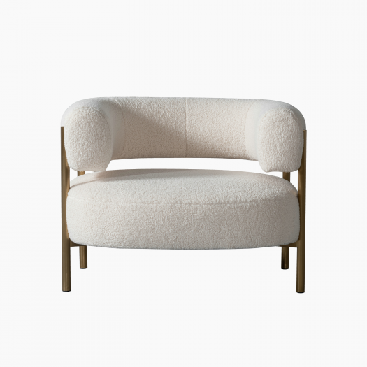 Damian Cream Accent Chair