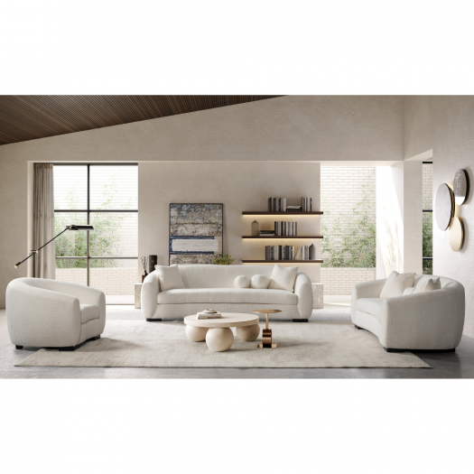 Bouclé Livingroom Set