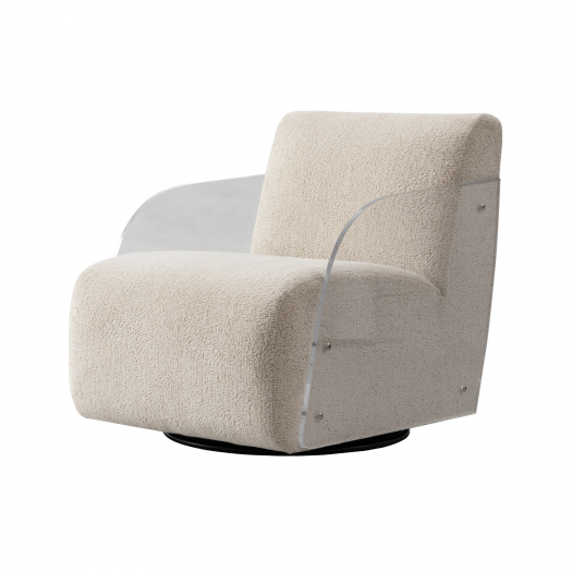 Riverside Beige swivel chair