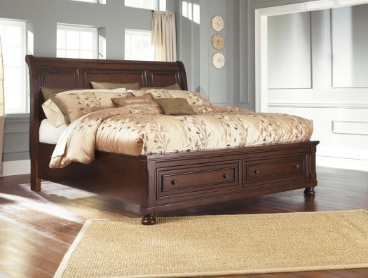 Porter King Sleigh Storage Bed