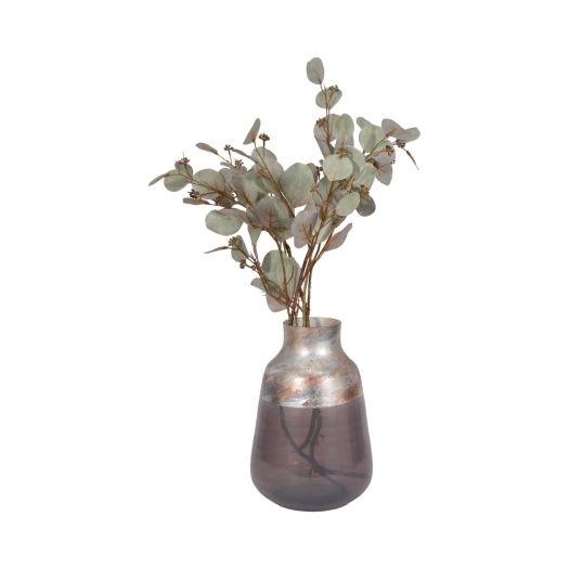 2-tone Glass Vase, Grey Multi