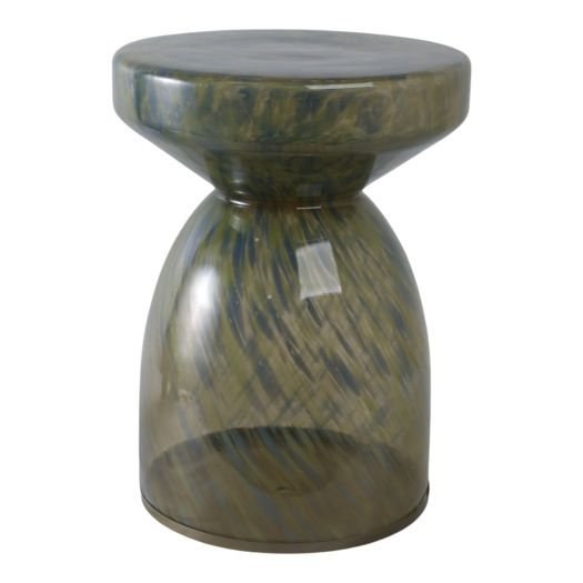 20 Aires Large Art Glass Table, Brown