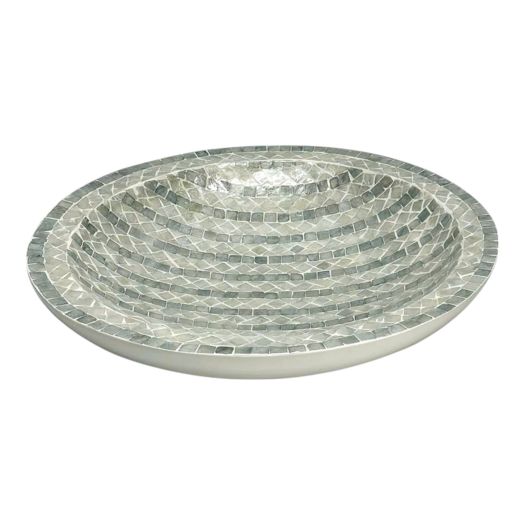 20 Capiz Bowl, Blue