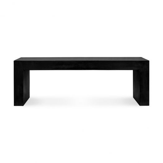 Lazarus Outdoor Bench Black