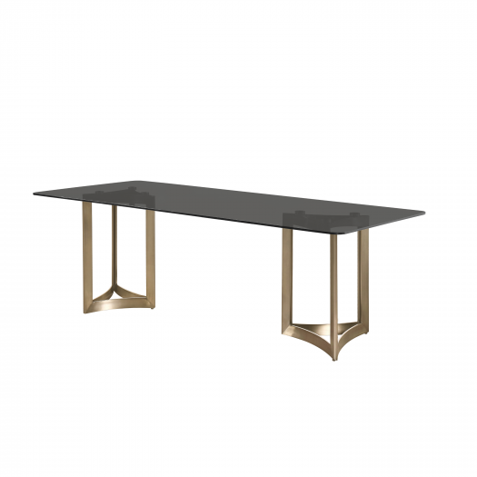 Alexa Glass Top Dining Table