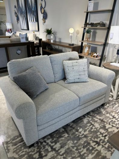 Lara Dark Grey Loveseat