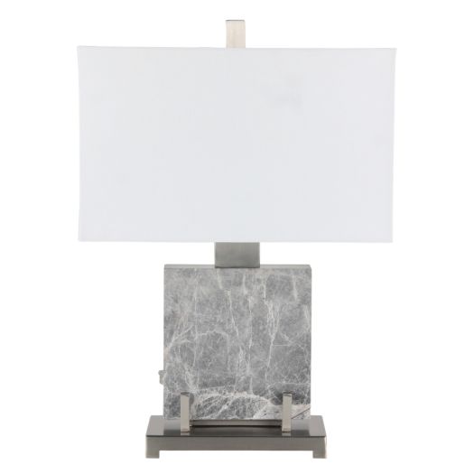 22 Lazio Grey Marble Lamp