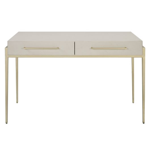 Jewel Modern White Desk
