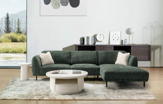 Forsty green Sectional