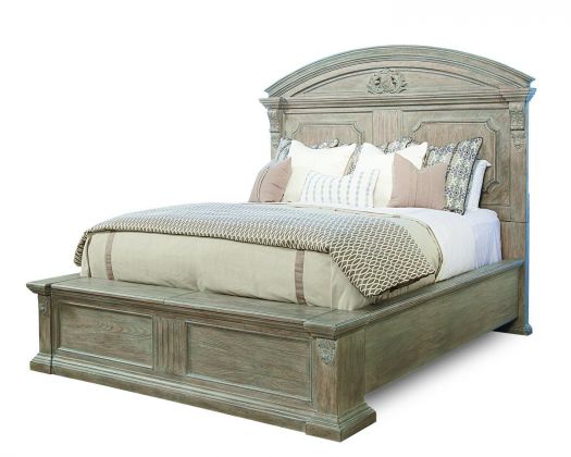 Arch Salvage King Chambers Panel Bed