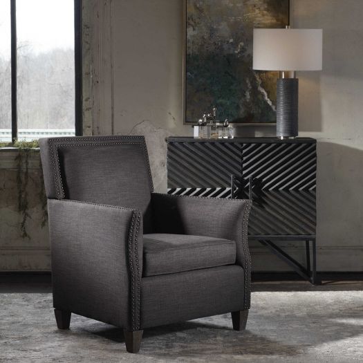 Darick ArmChairs, Charcoal