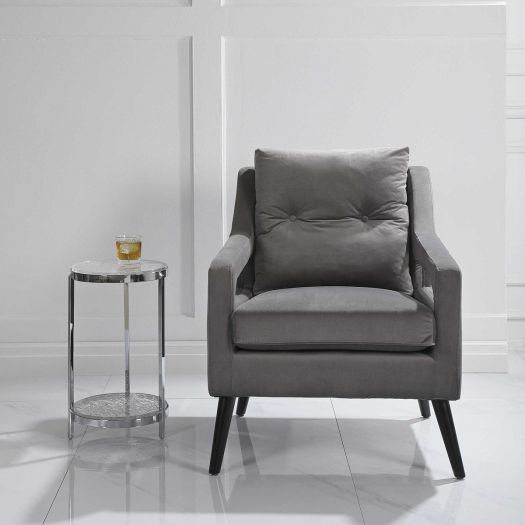 O'BRIEN ARMCHAIR, GRAY