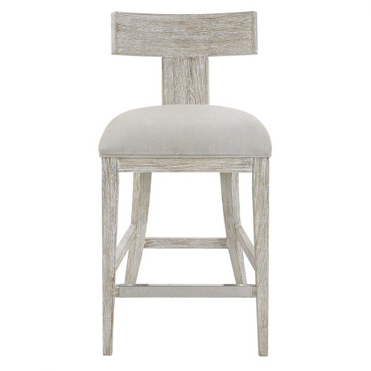 Idris Counter Stool, White