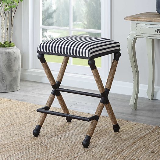 Uttermost Braddock Backless Counter Stool