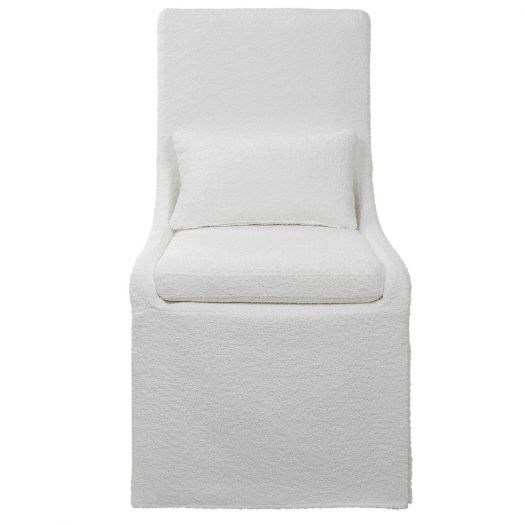 Coley Armless Chair, White