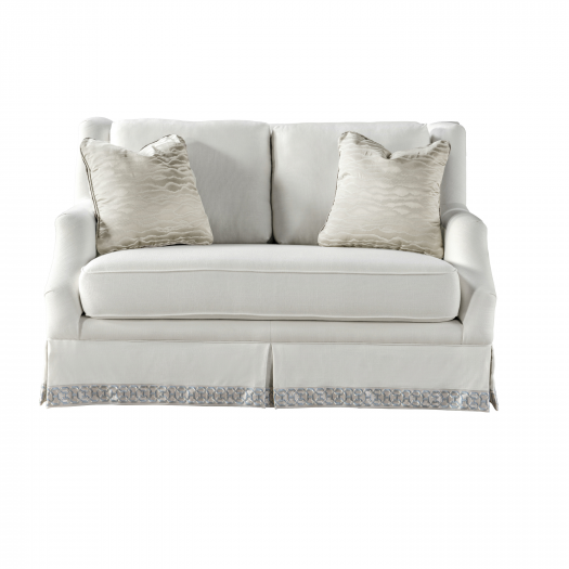 Copacabana White Loveseat (147cm)