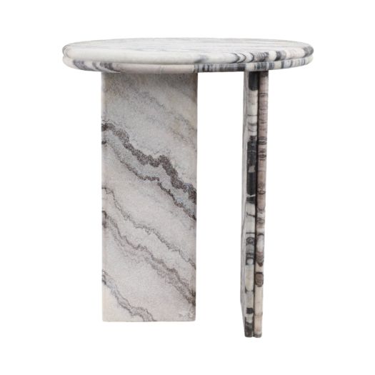 24 ANDROMEDA GRANITE ACCENT TABLE WITH TEXTURE