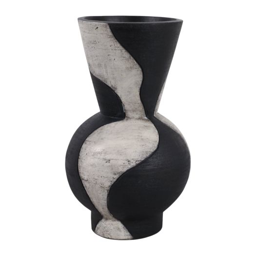 24" REECE WOOD AND MARBLE ACCENT TABLE