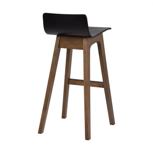 AVA LOW BACK BAR CHAIR BLACK