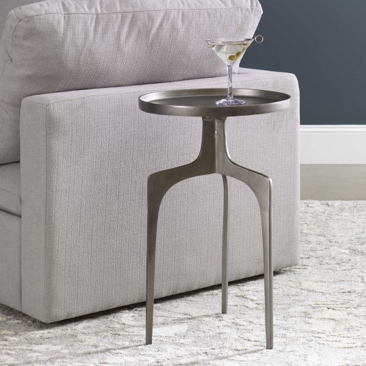 Kenna Accent & End Tables Nickel