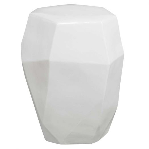 Maquette Garden Stool, White