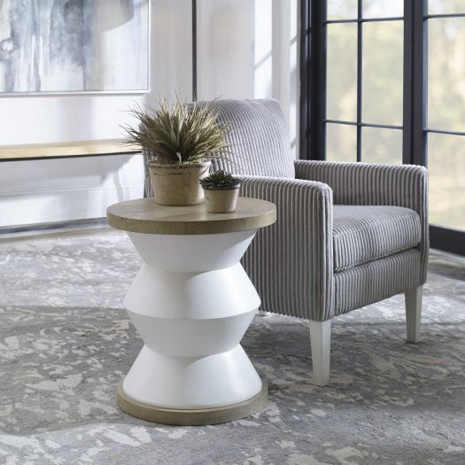 Spool Side Table