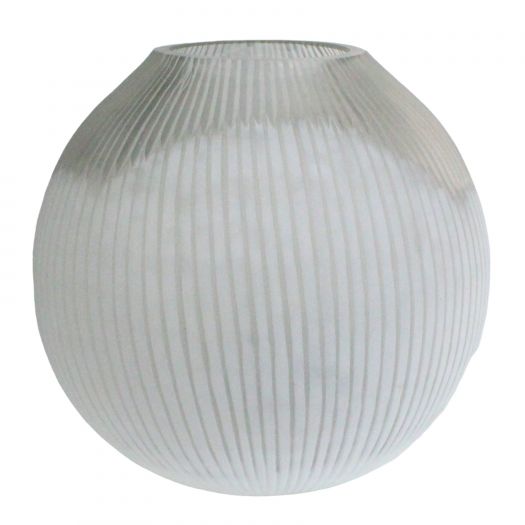 13" DULCET SMALL GLASS VASE