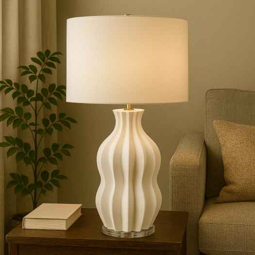 27 GOSTIN 3D PRINTED CERAMIC TABLE LAMP