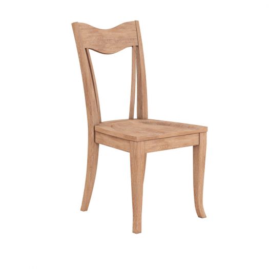 Post Side Chair-Wood seat