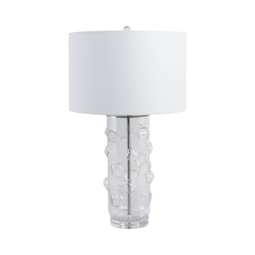 29x17 Glass Bubbles Table Lamp, Clear