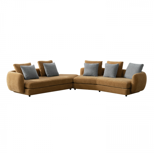 Urban Elegance Ginger Yellow Sectional W313