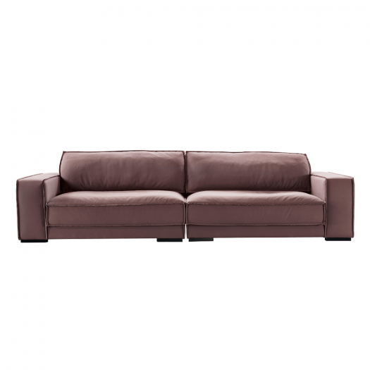 Lulu Burgundy Sofa