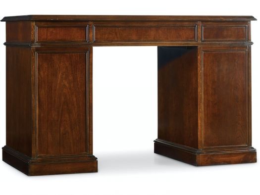 Cherry Knee-Hole Desk-Bow Front