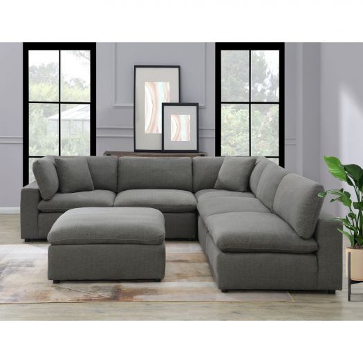 Roots Cloud 9 Charcoal Sectional