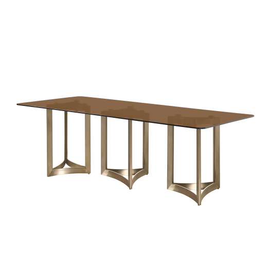 Alexa Glass Top Dining Table