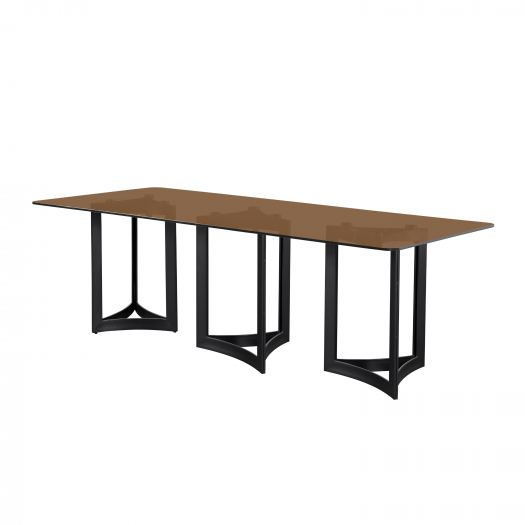 Alexa Glass Top Dining Table