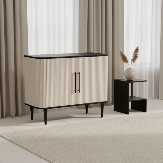 38 LOXLEY GREY WOOD CHEST