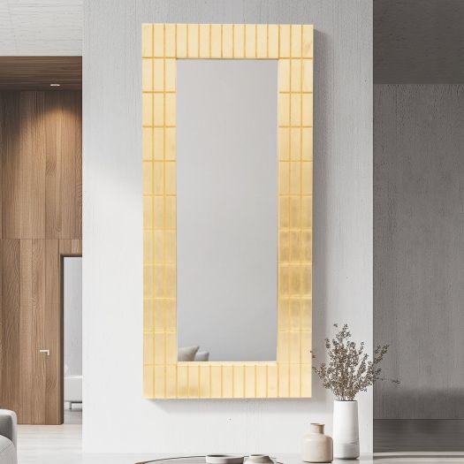 39X87, GOLD BARS RECTANGULAR MIRROR