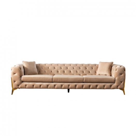 Burlywood 3-Seater Sofa