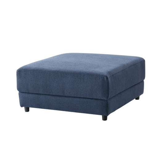 Isabella Blue Ottoman W86