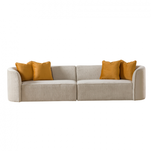 Dana Beige 4-Seater Sofas