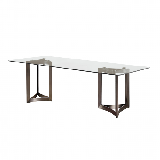 Alexa Glass Top Dining Table