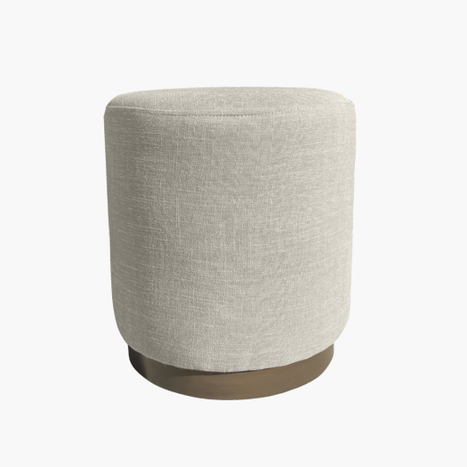 Linen Ottoman