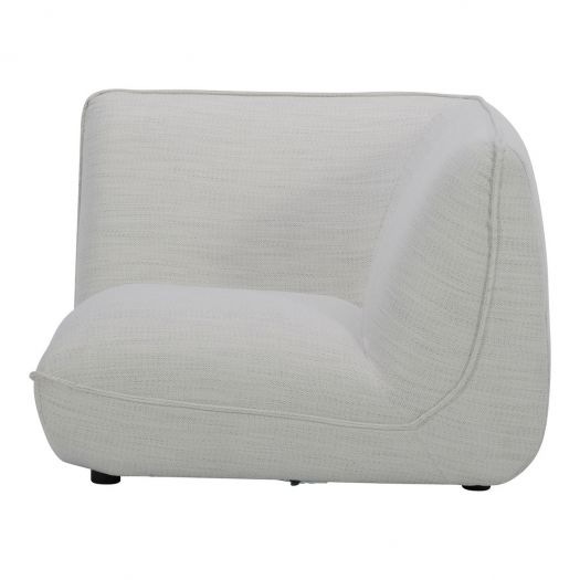 Zeppelin Corner Chair Salt Stone White