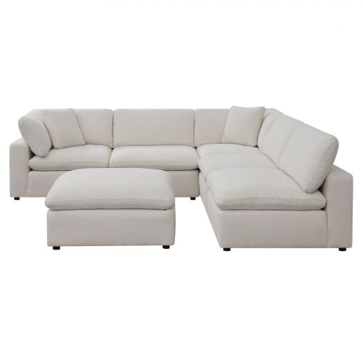 Roots Cloud 9 White Sectional