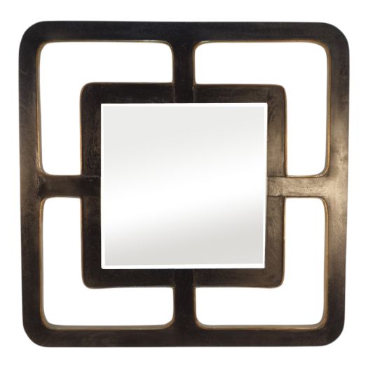 40 Clermont Wood Wall Mirror, White Wash