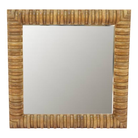 40 Toulon Wood Wall Mirror, Natural