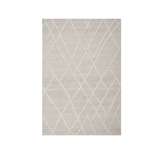 RUDA beige and white Rug