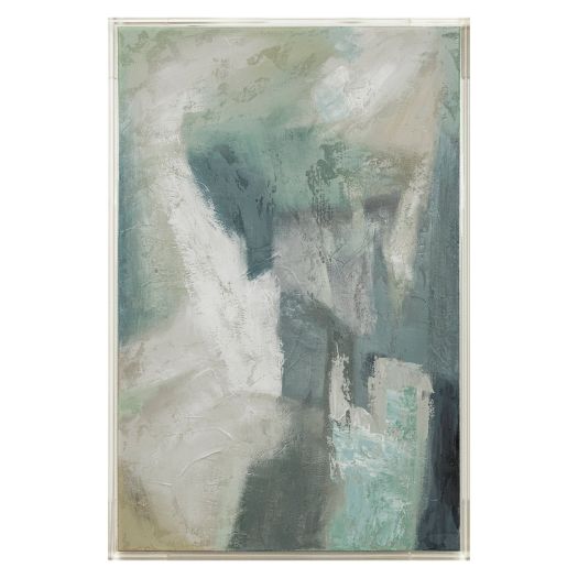 40X60 BEXLEY ACRYLIC FRAME HANDPAINTED WALL ART