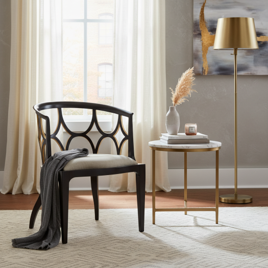 TA Originals - Ebonised Connaught Accent Chair